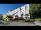 Incendie dans un immeuble de la Fontaine-d'Ouche à Dijon