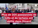 VIDÉO. Ces passionnés du kilt ont défilé à Dinard