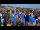 Coupe de France : la joie des joueurs du Pertre (R3), tombeurs de Plaintel (R2)