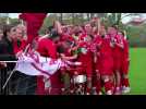 Football - Coupe de France : la joie des joueurs du SC Coquelles
