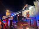 VIDÉO. Un incendie touche le centre historique de Vitré