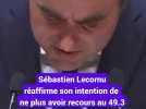 Le Premier ministre réaffirme son intention de ne plus avoir recours au 49.3