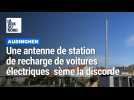 Audinghen : l'antenne d'une nouvelle station de recharge de voitures électriques sème la discorde