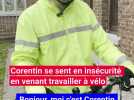 Corentin se sent en insécurité à vélo sur les routes namuroises