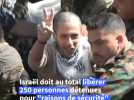 Joie après la libération des prisonniers palestiniens