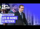 Les 10 noms à retenir du nouveau gouvernement