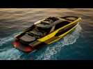 Vid�o Lamborghini part � l'assaut des mers avec un bolide flottant de 30 m�tres