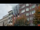 Gros incendie au boulevard Tirou à Charleroi