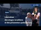 En images : la libération des otages israéliens et des prisonniers palestiniens
