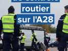 Contrôle de gendarmerie sur l'A28 dans le pays de Bray