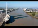 VIDÉO. « Neoliner Origin », le plus grand cargo à voile au monde a été inauguré à Nantes