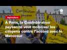 VIDEO. À Paris, la Confédération paysanne veut mobiliser les citoyens contre l'accord avec le Mercosur