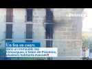 Un feu en cours dans un immeuble des Canourgues, à Salon-de-Provence, plusieurs habitants évacués