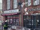 Bailleul: incendie au Coq bailleulois sur la Grand-place