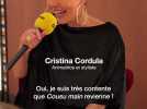 Cristina Cordula nous parle du retour de l'émission Cousu main