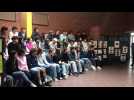 Les élèves du lycée Woillez de Montreuil ont observé une minute de silence en mémoire de Samuel Paty et Dominique Bernard