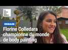 Florine Colledara, championne du monde de body painting