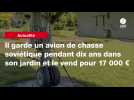 Il garde un avion de chasse soviétique pendant dix ans dans son jardin et le vend pour 17 000 ¬