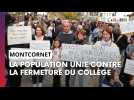 Montcornet : La population unie contre la fermeture du collège