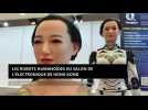 Les robots humanoïdes au Salon de l'électronique de Hong Kong