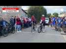VIDÉO. À la maison, le cycliste Kévin Vauquelin prend le départ d'un contre-la-montre avec son frère