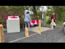 Un banc pour la mémoire canadienne à Givenchy-en-Gohelle