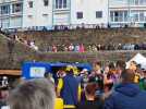 Le départ du Trail des Trois Forts depuis la plage du Portel