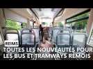 Des nouveautés sur le réseau de bus et tramway du Grand Reims