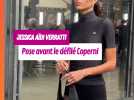 Jessica Aidi Verratti avant le défilé Coperni