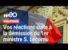Vos réactions à la démission du 1er ministre Sébastien Lecornu