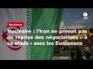 VIDEO. Nucléaire : l'Iran ne prévoit pas de reprise des négociations « à ce stade » avec les Européens