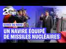 Corée du Nord : Kim Jong-Un admire son nouveau navire de guerre de 5 000 tonnes