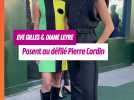 Eve Gilles & Diane Leyre posent au défilé Pierre Cardin