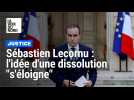 Sébastien Lecornu : l'idée d'une dissolution 