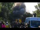 VIDÉO. Un impressionnant incendie se déclenche dans une décharge de la prairie de Mauves à Nantes