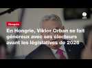 VIDEO. En Hongrie, Viktor Orban se fait généreux avec ses électeurs avant les législatives de 2026