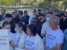 Plusieurs centaines de personnes rassemblées à Nice après l'attaque aux Moulins à l'appel de la communauté tchétchène