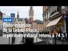 Piétonnisation de la Grand-Place de Lille : le périmètre élargi retenu à 74 %, mise en place le 12 janvier