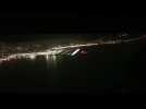 Cette vidéo prise par un pilote lors d'un atterrissage à l'aéroport de Nice pointe un problème de lumière