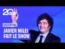 Javier Milei se donne en spectacle