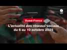 VIDEO. L'actualité des réseaux sociaux du 6 au 10 octobre 2025