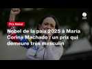 VIDEO. Nobel de la paix 2025 à María Corina Machado : un prix qui demeure très masculin