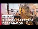 Il transforme son jardin pour halloween