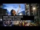 María Corina Machado, prix Nobel de la paix, pour son action pour la démocratie au Venezuela