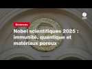 VIDEO. Nobel scientifiques 2025 : immunité, quantique et matériaux poreux