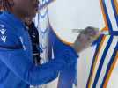 Célébration - « Quand je passerai ici, je saurai que c'est moi qui aie fait ça » : pour les 120 ans de l'AJA, une fresque participative au stade Abbé-Deschamps