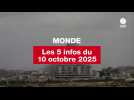 VIDEO. Les 5 infos monde du 10 octobre 20225