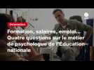 VIDEO. Formation, salaires, emploi... Quatre questions sur le métier de psychologue de l'Éducation nationale