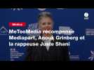 VIDEO. MeTooMedia récompense Mediapart, Anouk Grinberg et la rappeuse Juste Shani