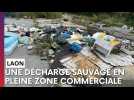 Une décharge sauvage au coeur d'une zone commerciale à Laon